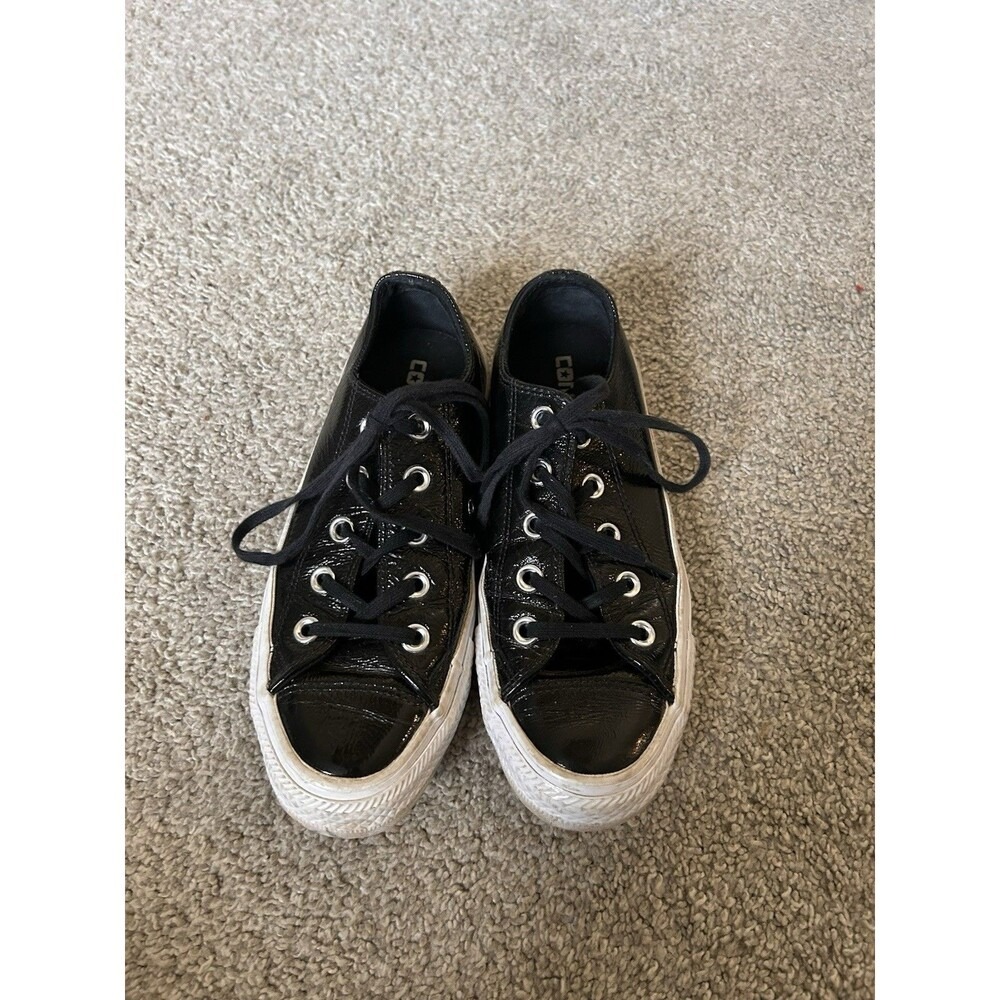 Converse Chuck Taylor All Star Ox Women's Shoes Black-White 558002c Women's 5 - Picture 2 of 7